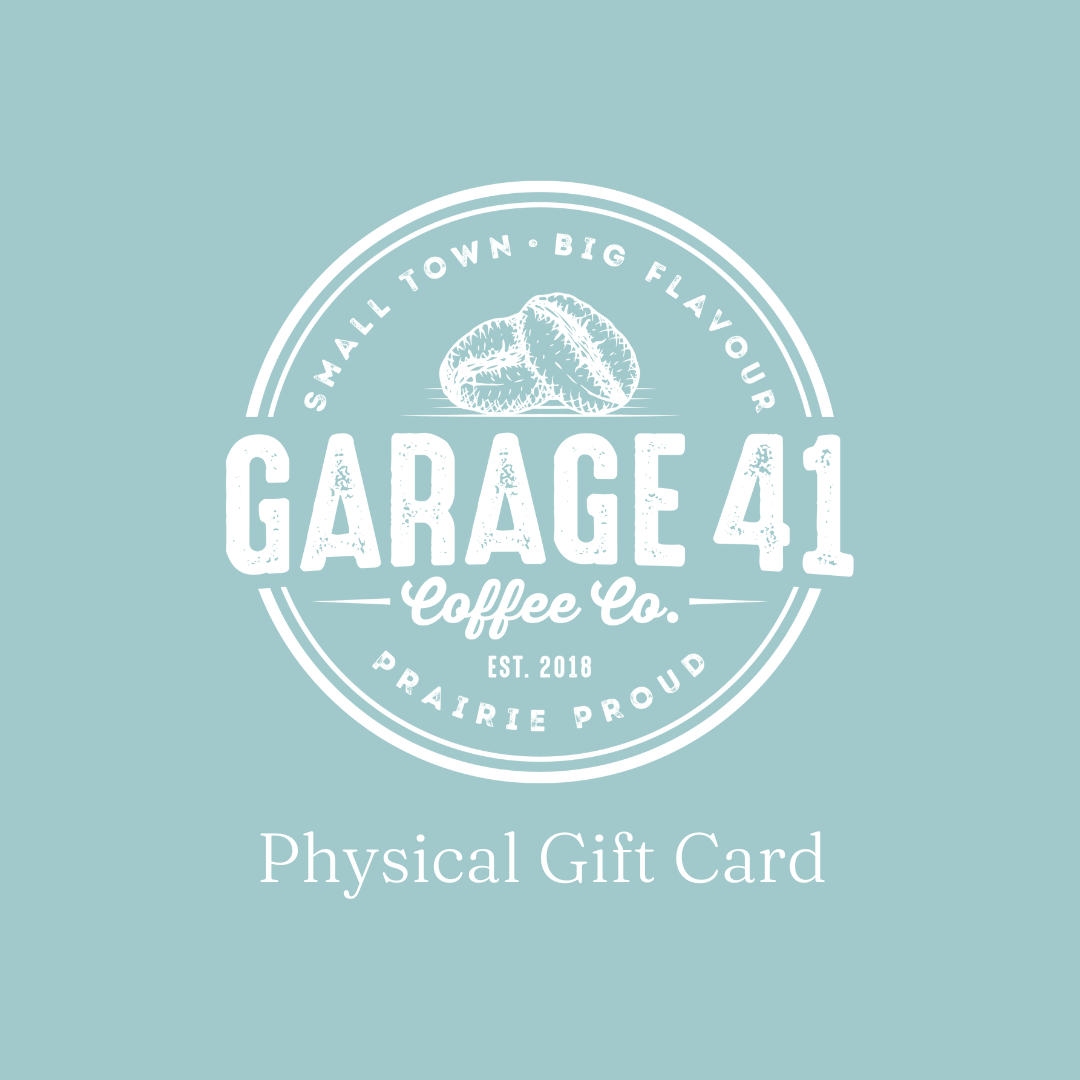 Garage 41 Coffee Gift Card - Physical Product